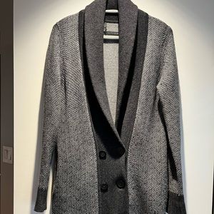 Line Chrome wool and cashmere long cardigan sweater -  purchased at Holt Renfrew